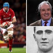 Clockwise from left: Justin Tipuric (Picture: PA Wire), Gareth Edwards and Major Brinley Lewis (Picture: Vivechampagnat, CC BY-SA 4.0 , via Wikimedia Commons)