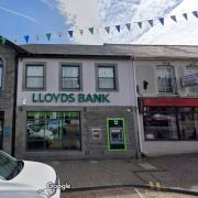 Lloyds Bank in Ystradgynlais will close in September. Picture: Google Street View.