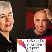 Julia Griffiths Jones and Peter Lord will be at Llandeilo Lit Fest. Pictures: Llandeilo Lit Fest/Dylan Williams
