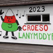 Welcoming visitors to Llandovery for the Eisteddfod. Picture: Stuart Ladd
