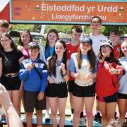 Winners of some of the Eisteddfod competitions with their medals. Picture: Stuart Ladd
