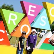 Many took photos with the Croeso sign at the Urdd Eisteddfod in Llandovery over the last week. Picture: Stuart Ladd