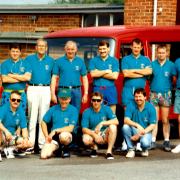 Old Ammanford fire station cricket club 1980s. Credit: David Williams