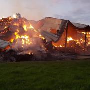 Barn fires have been increasing across west Wales. Picture: Mid and West Wales Fire and Rescue Service