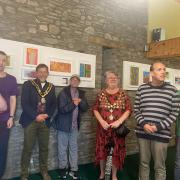 Residents of Glasallt Fawr showed off their artwork at a recent exhibition. Picture: Christoph Fischer