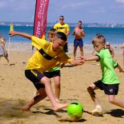 A beach football festival will be held in August. Picture: Newsquest