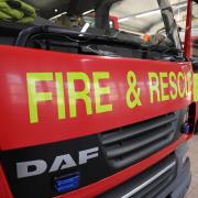 Fire crews from Llandovery and Llanwrtyd Wells attended the incident