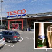 Craig Cullen and Gary Martin were jailed for stealing champagne and bottles of spirits from three Tesco stores.