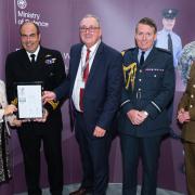 Carmarthenshire County Council has been granted the Silver Employer Recognition Scheme for its work supporting the Armed Forces community