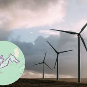 There are plans for a new renewable energy park on the border between Carmarthenshire and Ceredigion