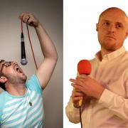 Gareth Morris (left) - from Ammanford - will be performing at the Glasgow International Comedy Festival alongside Tommy Smith from Caerphilly (Right)