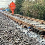 Network Rail spent 10 days working on the track