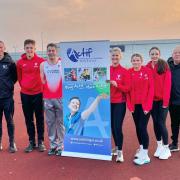 Members of Llanelli Athletics Club make use of the scheme which allows them to train for free at any Actif Sport location in the county