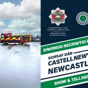 Newcastle Emlyn Fire Station will be the host location for the show and tell recruitment day