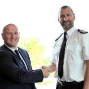 Dafydd Llywelyn spoke with chief constable Dr. Richard Lewis about his plans for the new term as Police and Crime Commissioner