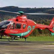Wales Air Ambulance along with two land ambulances, a rapid response car and police officers were called to the farm after the fatal incident on Friday
