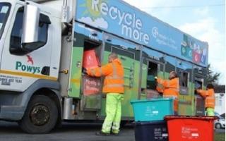 Powys County Council have confirmed the dates for wate and recycling collections over Christmas.