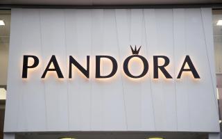 Pandora sign. Credit: PA