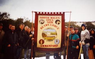 Miners from Betws, Ammanford.