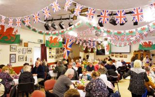 Caerbryn Hall was a blaze of colours for the tea at three party