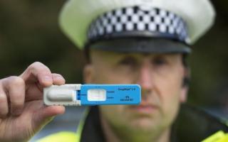 An Ammanford woman was caught drug driving on the M4.