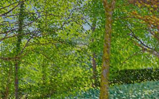 William Wilkins will be exhibiting paintings like this 'Summer Afternoon' piece at Aberglasney in May